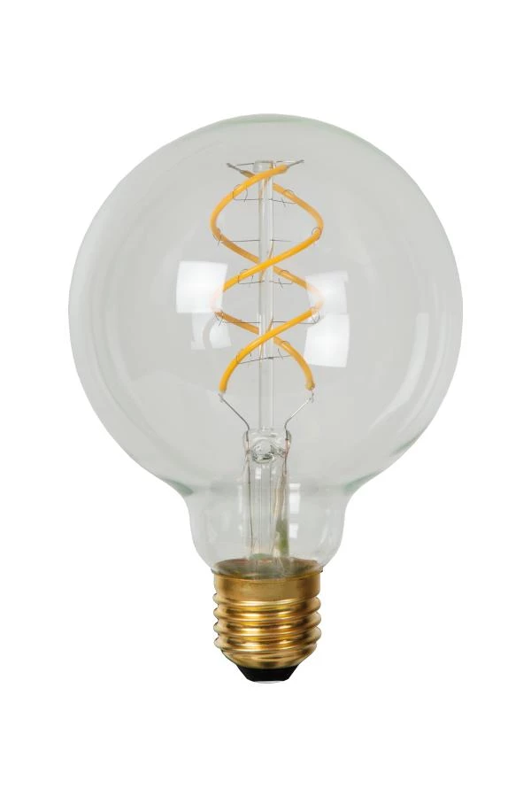 Lucide G95 - Glühfadenlampe - Ø 9,5 cm - LED Dim. - E27 - 1x4,9W 2700K - Transparent - UIT